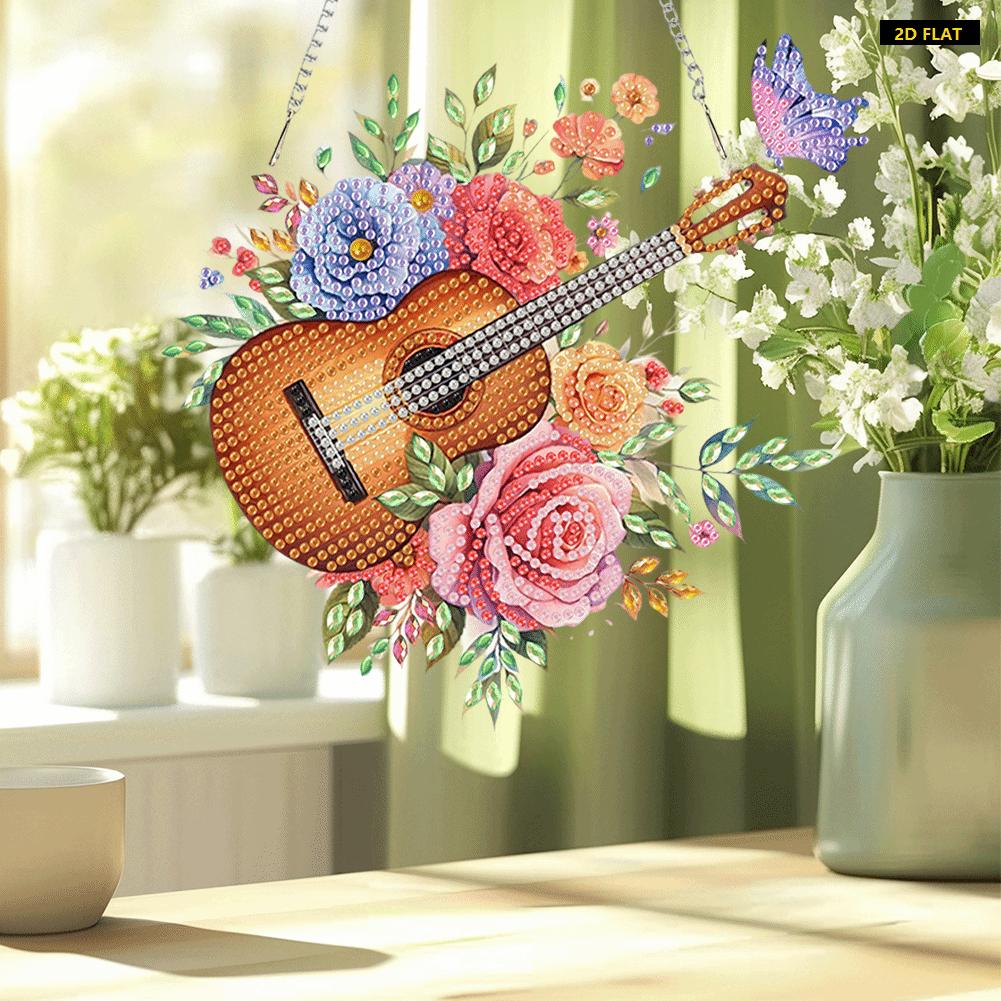 2D FLATAcrylic 2D Flat DIY Special Shape Hanging Diamond Art Kits Diamond Painting Set Rhinestone Diamond Art Window Pendants Window HangiDiamond Painting Kit is Suitable for Decorations. Create Unique DIY Handicrafts, Making Gifts Distinctive and Unique!