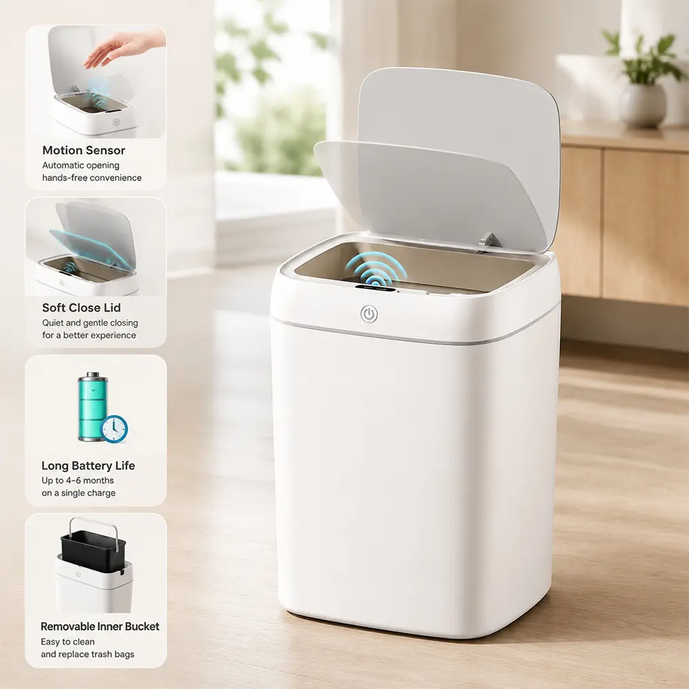Touchless Garbage Bin, Electric Garbage Can, Automatic Trash Bin Can for Kitchen#DealsForYouDays