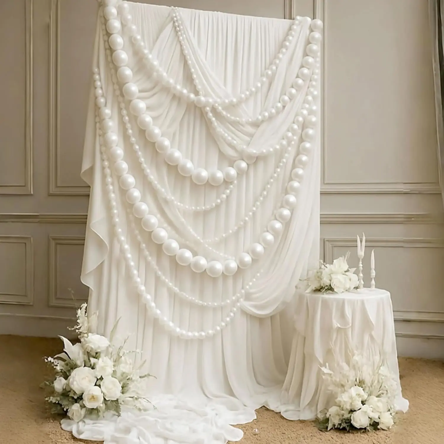 3 Pcs Giant Pearl Bead Wedding Decoration