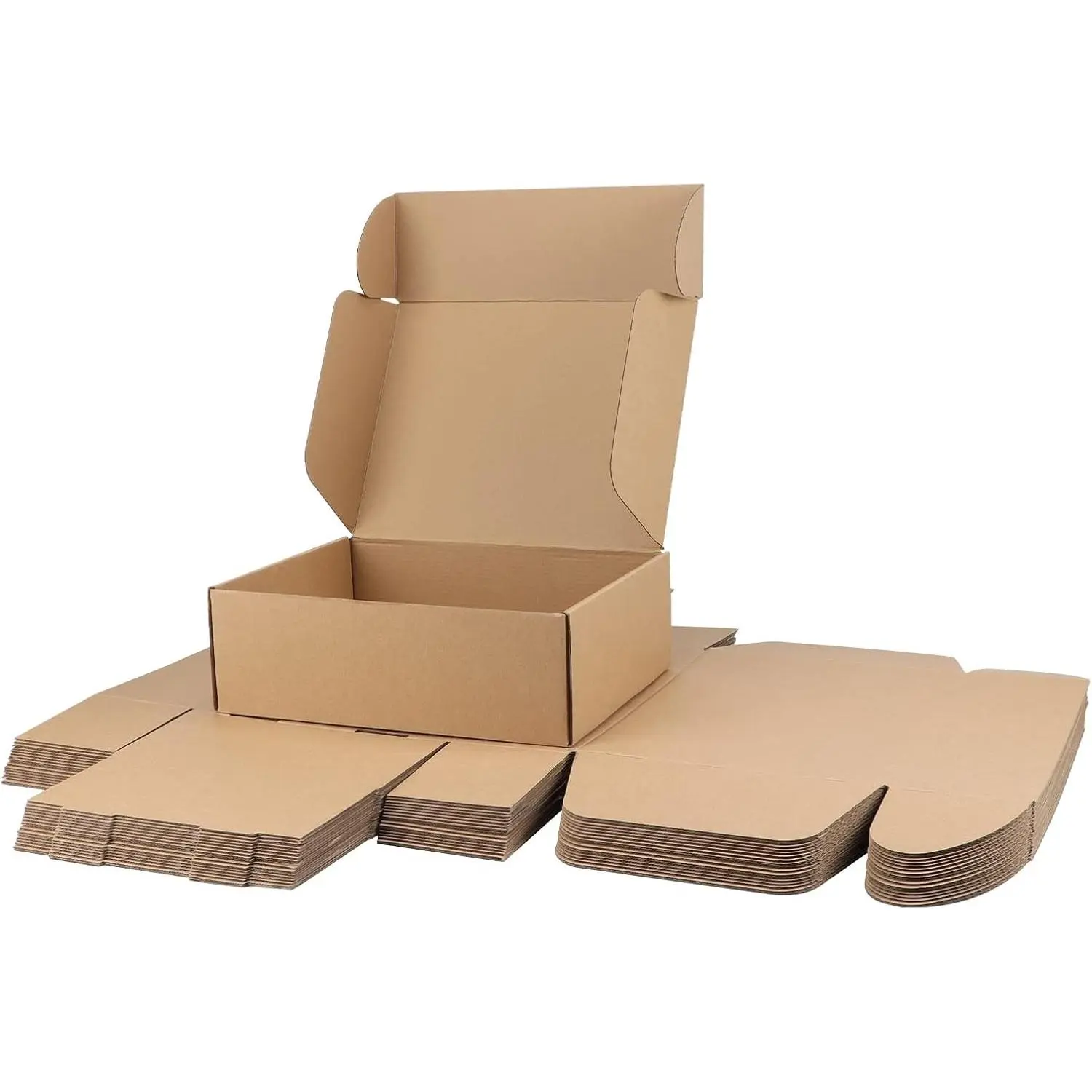 12x9x4 inch Shipping Boxes Bulk 20 Pack Brown | Tab Lock Tuck Top Mailer Boxes for Packaging Small Business, Medium Cardboard Gift Boxes for Wrapping Mailing Present