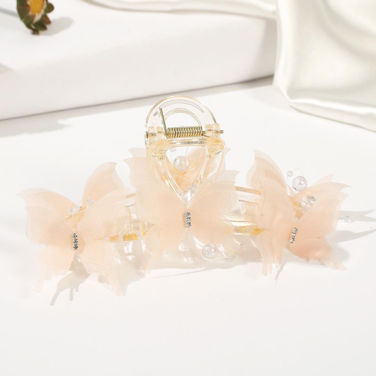 AWAYTR 3Pack Fashion Simulation Butterfly Hair Clips Women Elegant Rhinestone Bow Ponytail Clip Cute Crab Claw Hair Claw Clips Headdress Hair Accessories AWAYTR 3Pack Fashion Simulation Butterfly Hair Clips Women Elegant Rhinestone Bow Ponytail Clip Cute Crab Claw Hair Claw Clips Headdress Hair Accessories