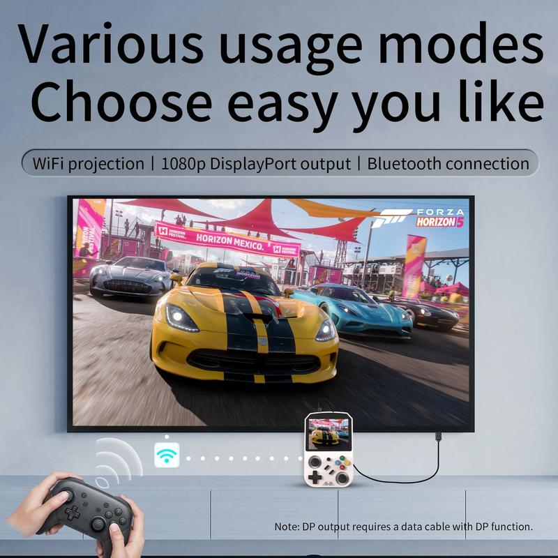 YLW ANS01A Handheld Game Console, 3.5 Inch IPS HD Screen Retro Game Console with 12000+ Classic Games, Portable Games Consoles