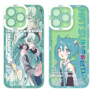 Hot Anime Lovely H-Hatsunes Kawaii M-Miku Phone Case For iPhone 17 Air 16 15 14 13 12 11 Pro Max Plus  Cover