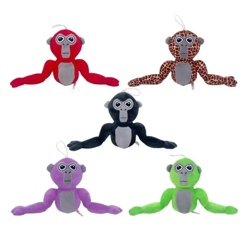 20cm Gorilla Tag Monke Kawaii Aesthetic Gorilla Shaped Stuffed Toy - Unisex Cute Soft Mascot Collectibles, Home Decoration, Birthday Gift for Kids