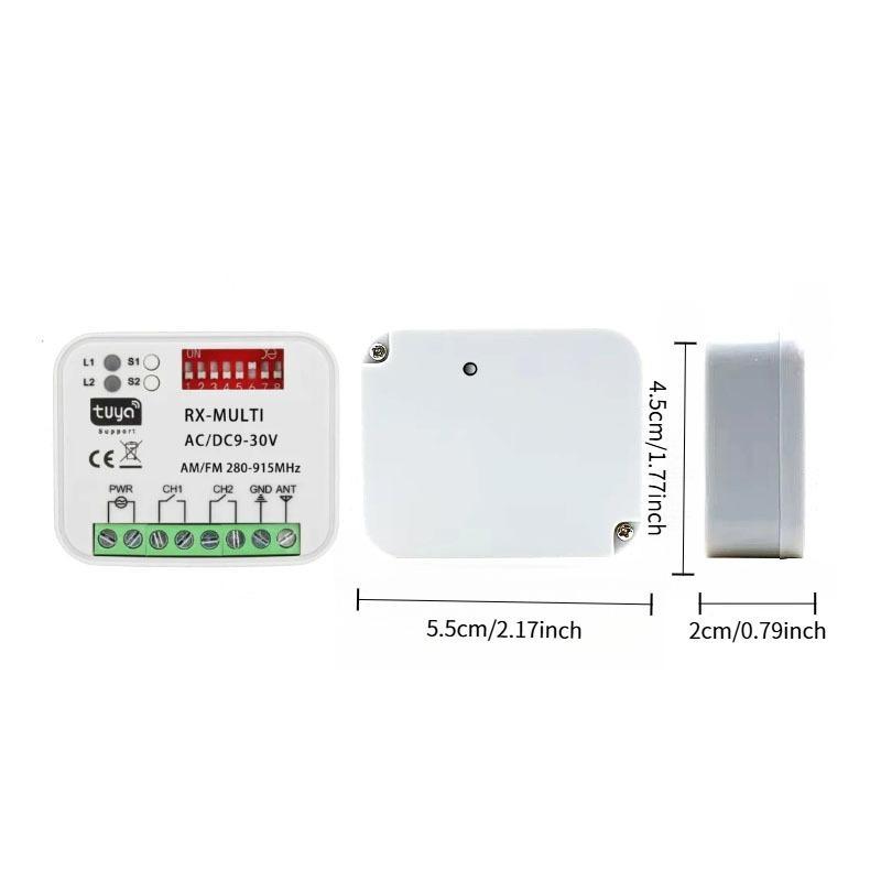 WiFi Garage Door Remote Control Receiver, RF Remote Control Receiver, Smart Home Controls for Garage Door, Home Improvement Supplies