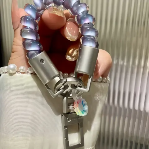 Dopamine Colorful Phone Cord Keychain, High Elasticity Anti-Loss Lanyard, Versatile Wrist Strap, Perfect Gift for All Seasons
