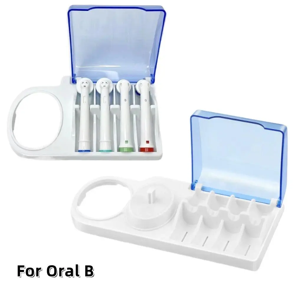 Electric Toothbrush Holder Replacement for Braun Oral B with Brush Head Storage Cover and Charger Base Stand