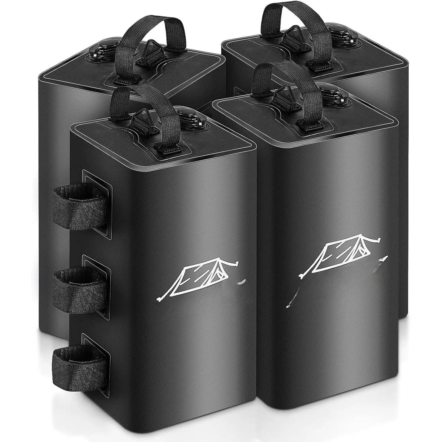 Canopy Water Weight Bag,88 LBS Water Tent Weights Set of 4  Weights for Pop Up Canopy,Gazebo,Canopies,Tent-4 * 10L-Black