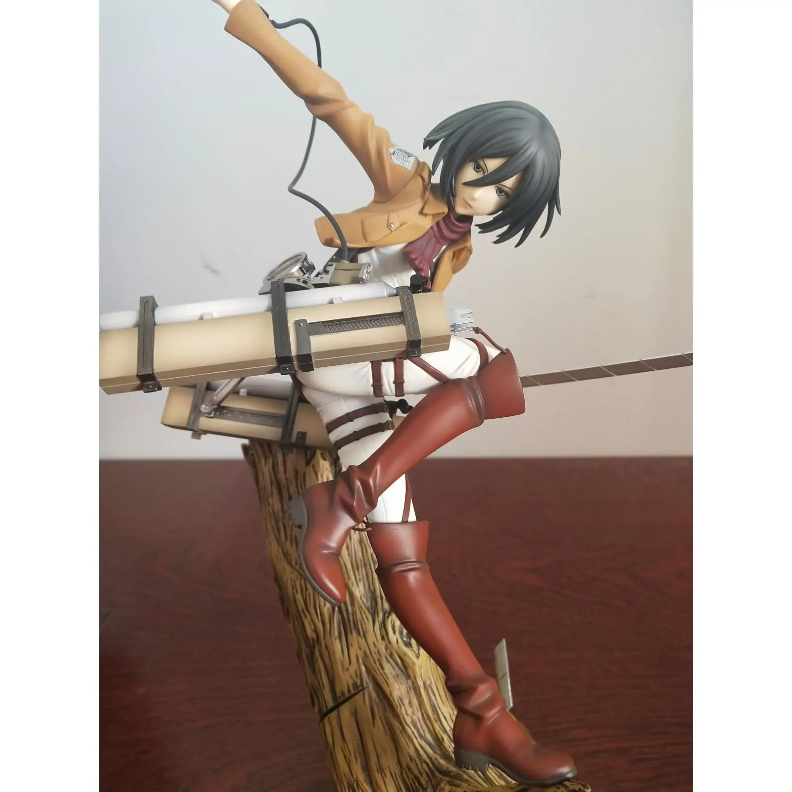 35cm ARTFX J Attack on Titan Figure Rival Mikasa Ackerman Figure Levi PVC Action Figure Toy Rivaille Game Collection Model Doll
