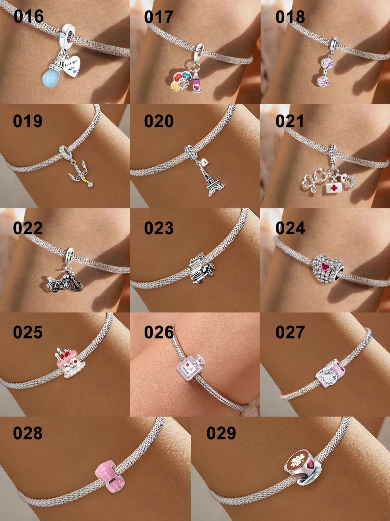 Women's Elegant Vintage Beaded Charm Beads, 1 Count Cute Mixed Style Travel Theme Fashionable Charms Beads for Bracelet & Necklace, Fashion Accessories, Fashion Jewelry for Women & Girls