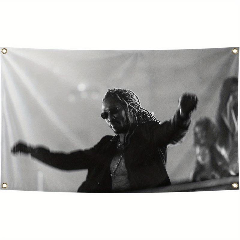 Future Singer "High Off Life" Album Cover Flag - 3x5ft Durable Polyester , Ideal for Man Cave, College Dorm & Outdoor Events Decor