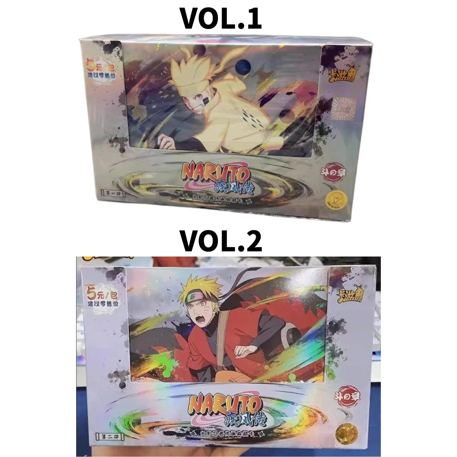 Naruto Kayou Official TCG Chinese Sealed Booster Box Set - Tier 3 Wave 1 and Wave 2 , Collectible Trading Cards, 20 Packs (5 Cards Each), Non-Sports Box for Opening, Trading, Long-Term Storage with Iconic Characters and Artwork
