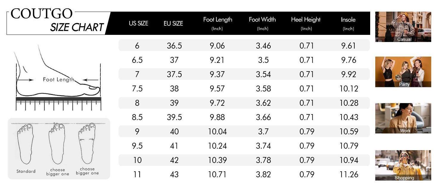 Coutgo Women's Mary Jane Flats Closed Square Toe Ballet Flat Dressy Comfortable Slip on Shoes