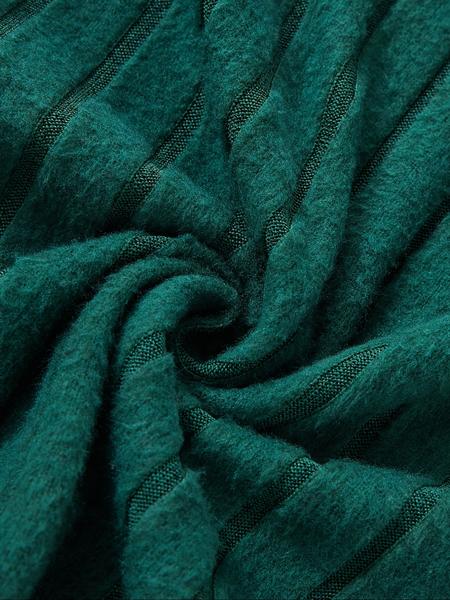 Women's Homecoming Set, 6-Piece Long Sleeve Hoodie Top & Ankle-Length Pants, Ribbed Brushed Fabric, Casual Comfortable Daily Wear, Winter Wear