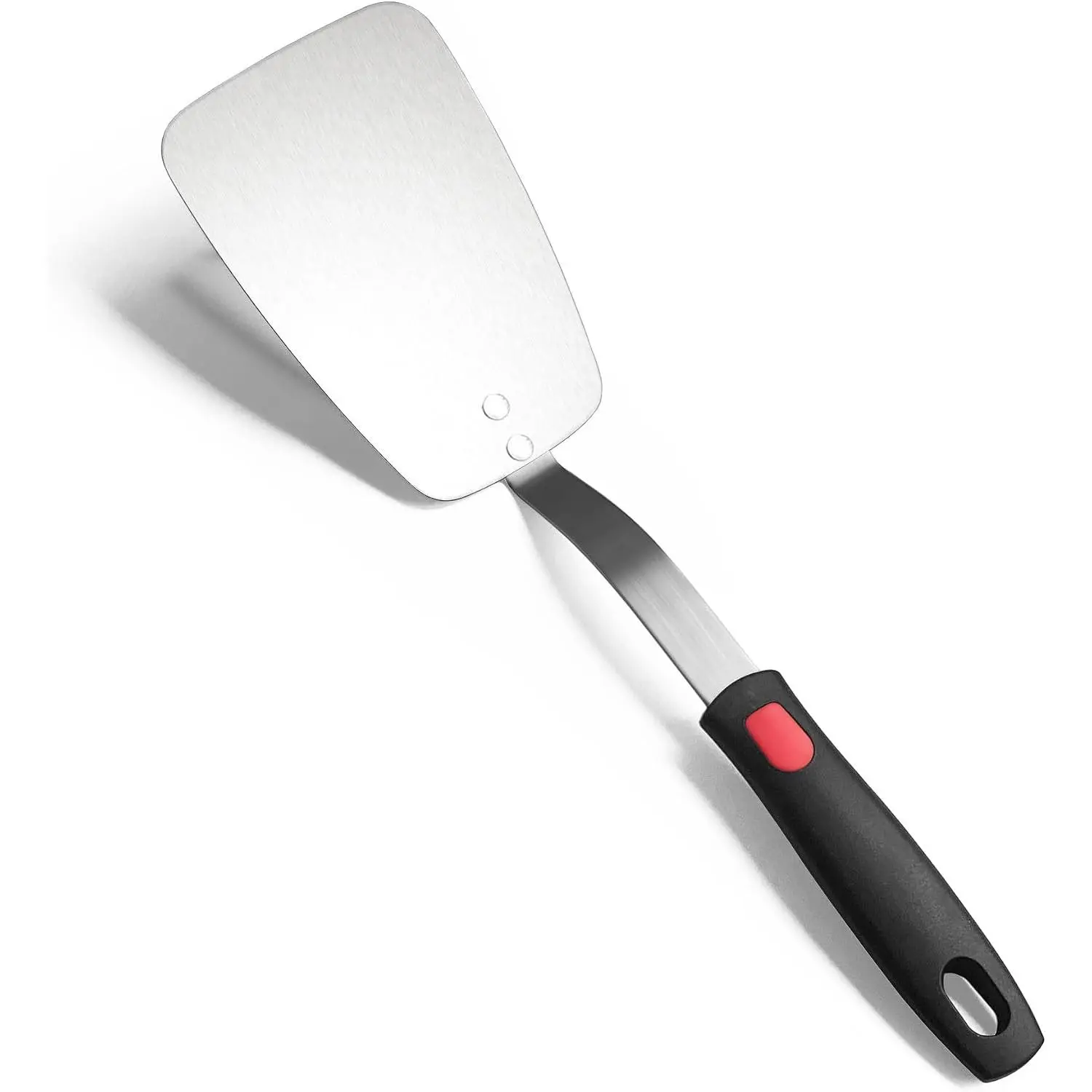 Stainless Steel Flexible Spatula Solid Turner,  Thin Metal Spatula for Cast Iron Skillet, Thin  and Heat Resistant  Handle,  for Egg, Cookie, Meat, Crep, X' Large