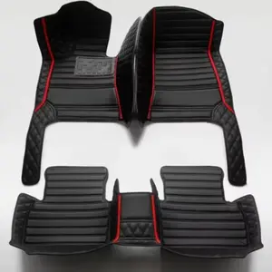 Custom Artificial Leather Car Floor Mat For Byd Song Pro 2021 Left/Right -hand Drive Auto Interior Accessories Front And Rear Row Fashion Styling Carpet Waterproof Design Full Coverage Car Mats Automotive Floor Mats