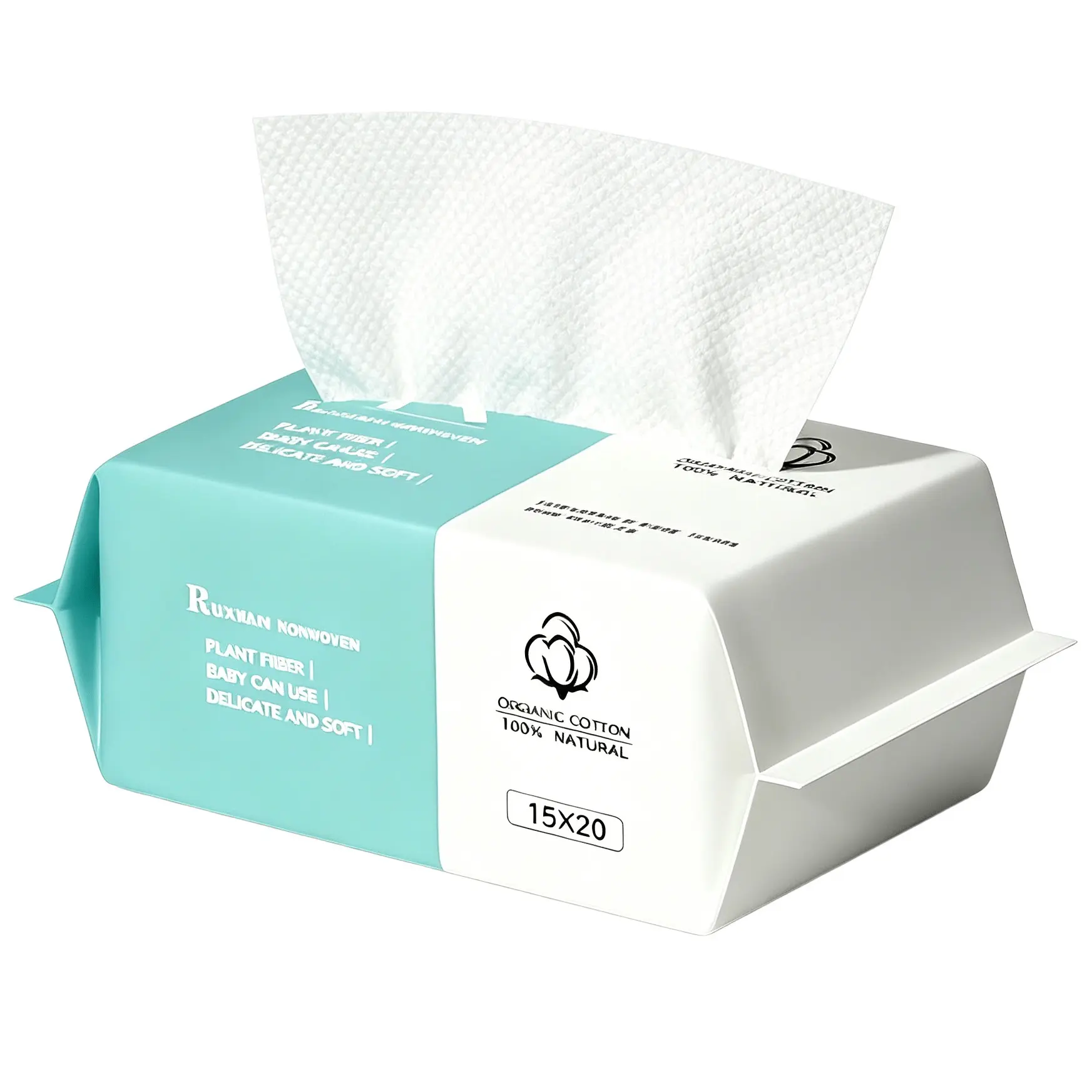 Disposable Face Towels, 1/2/4 Packs Face Towelettes for Washing & Drying, Soft Wipes Facial Tissue for Travel, Camping, Home & Outdoor Use, Napkin, Korean Facial Cleansing Cloths, Soft Facial Tissues, Plant Based Tissue