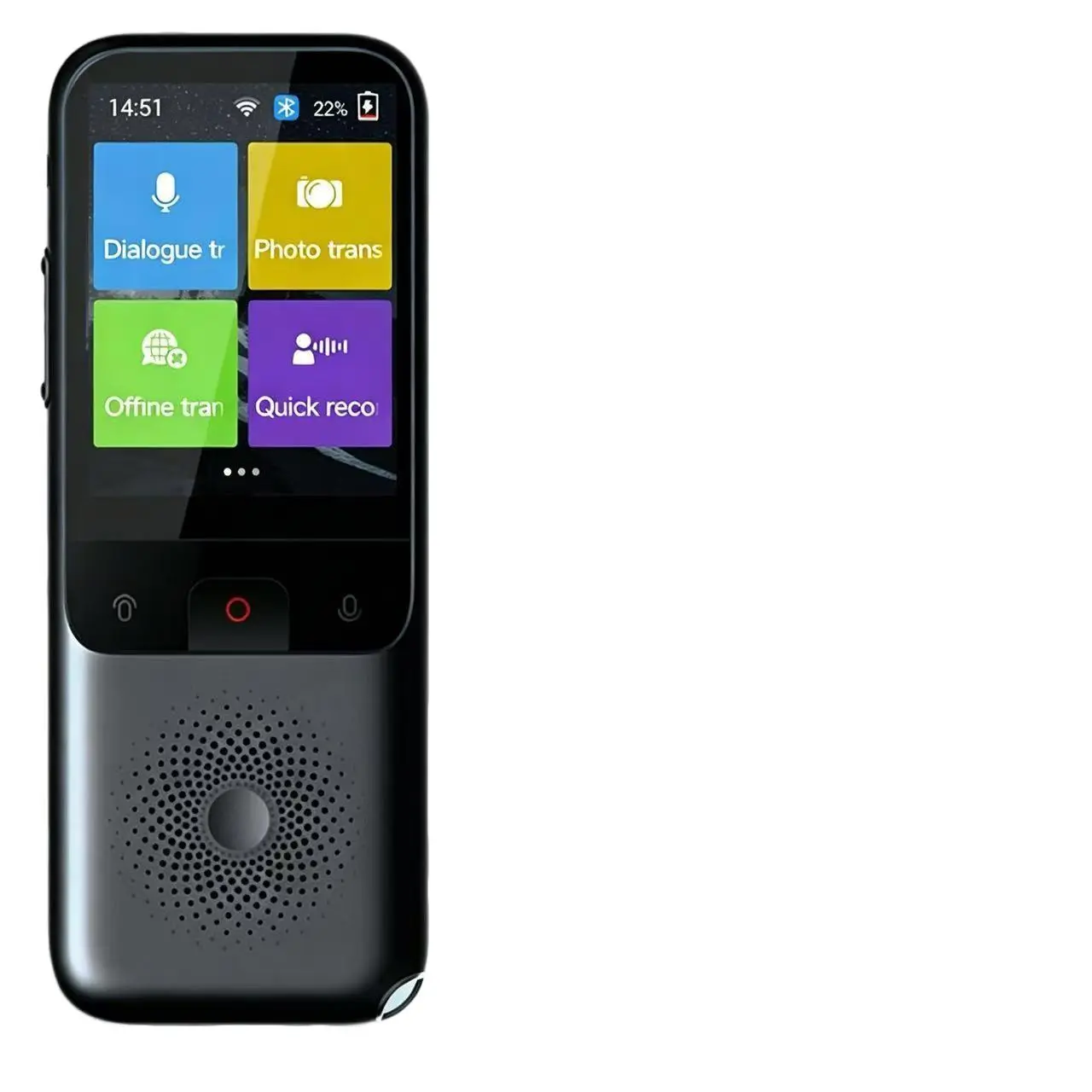 2026 New Language Translation Device, Portable Translator, Bidirectional Voice/text Translator, Supports Multiple Languages, Online and Offline, Business and Learning