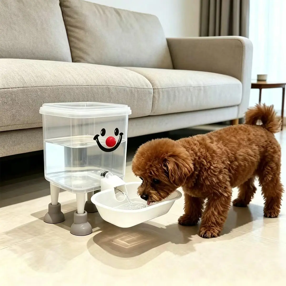 Automatic Pet Water Dispenser, 3L Capacity, Battery-Free, Easy Clean, Moisture-Resistant, Indoor/outdoor Use, Dopamine-Inspired Design, Ideal for Pet Lovers