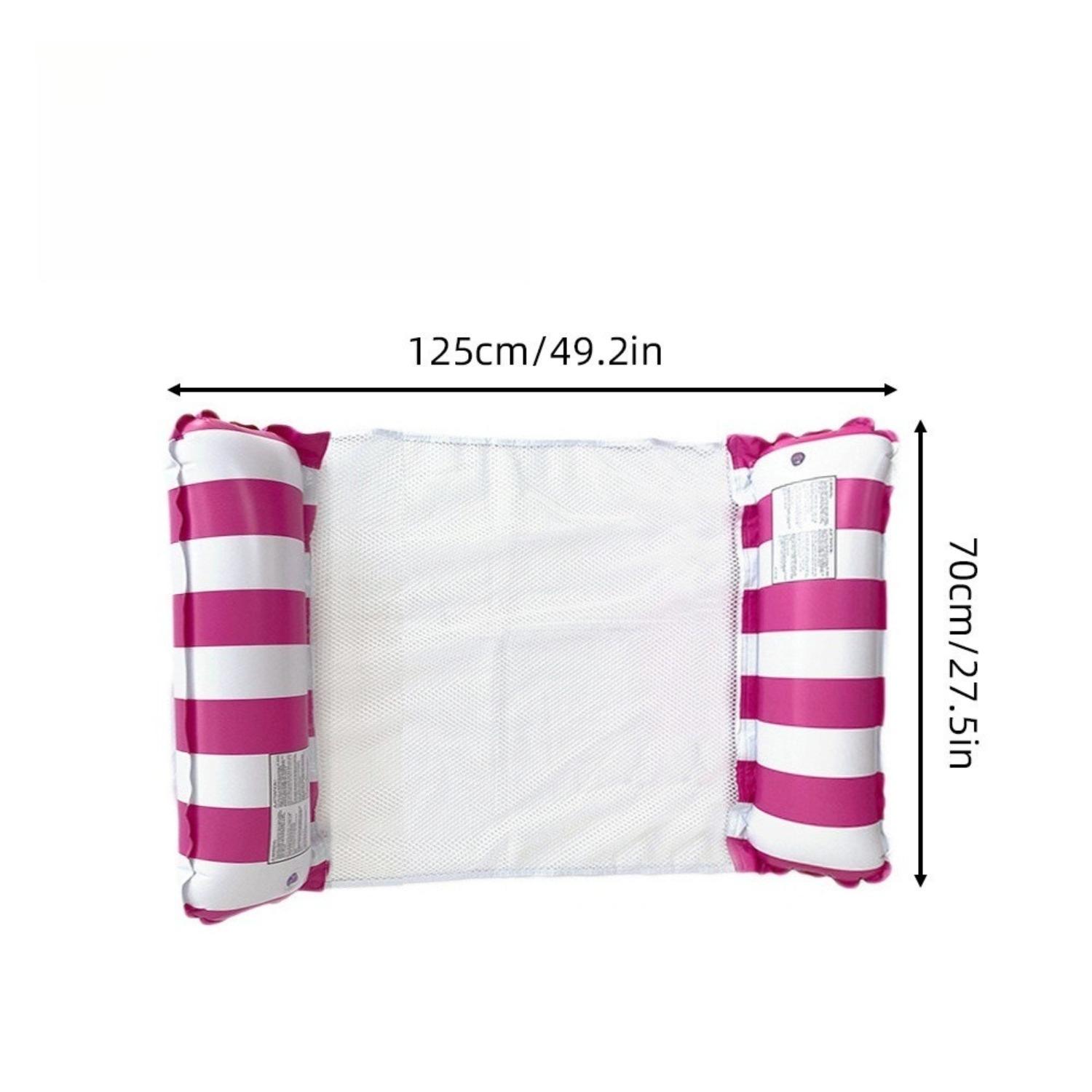 1 Pack Inflatable Pool Floats Hammock, Adults for Size Water Hammock Lounger, Multi-Purpose 4-in-1 Swimming Water Floating Rafts