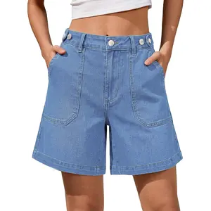 Summer clothes tops If you skip this, you’ll regret it later luvamia Jean Shorts for Women High Waisted Wide Leg Cinch Waist Stretchy Denim Mid Thigh Shorts Casual Summer Jorts