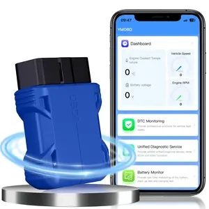 Obd2 Scanner Bluetooth-compatible Automotive Car Diagnostic Tool, Wireless Engine Light Checker, iOS Android Compatible, All Obdii Protocols Supported