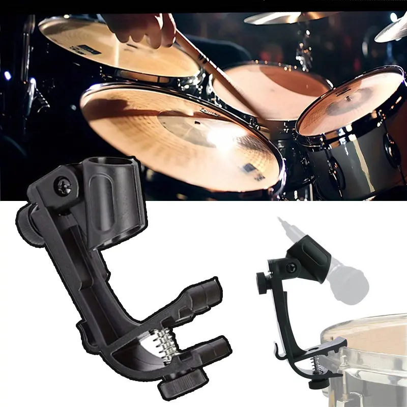 1 pc adjustable microphone stand; simple style; can also be used for drum kit or jazz drum; suitable for band performance or community party use.