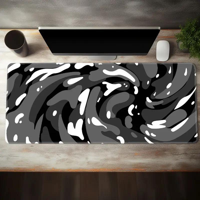 Creative Abstract Fluid Pattern Mouse Pad, Rectangle Gaming Mouse Pad, Office Decorative Mouse Mat For Home Office Desk, Gaming Desk Accessory, Office Desk Accessories