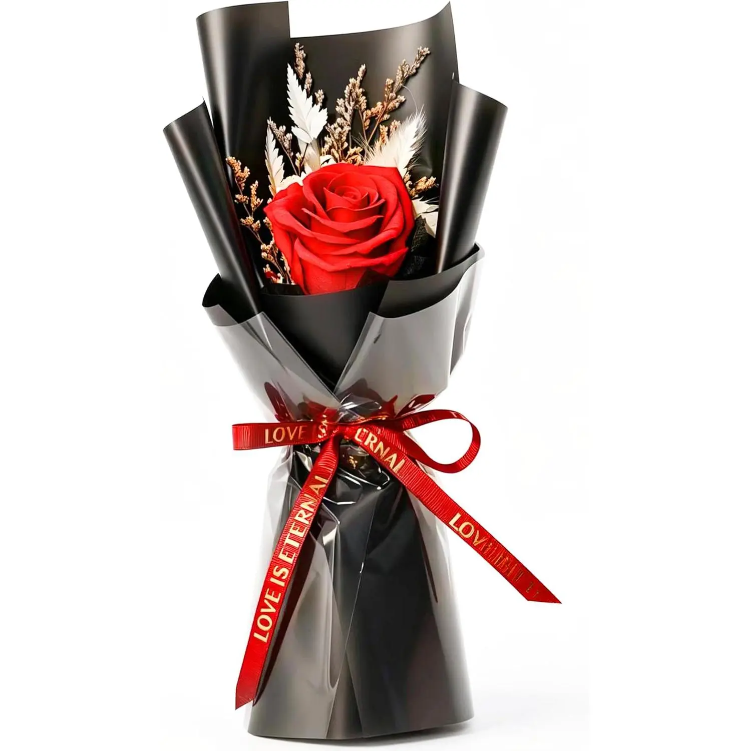 Preserved Flowers Bouquet,Flowers For Delivery,Red Rose Bouquets,Birthday Flowers Gifts For Mom Grandma Wife,Real Roses Gift From Daughter Valentine’S Day Day Anniversary