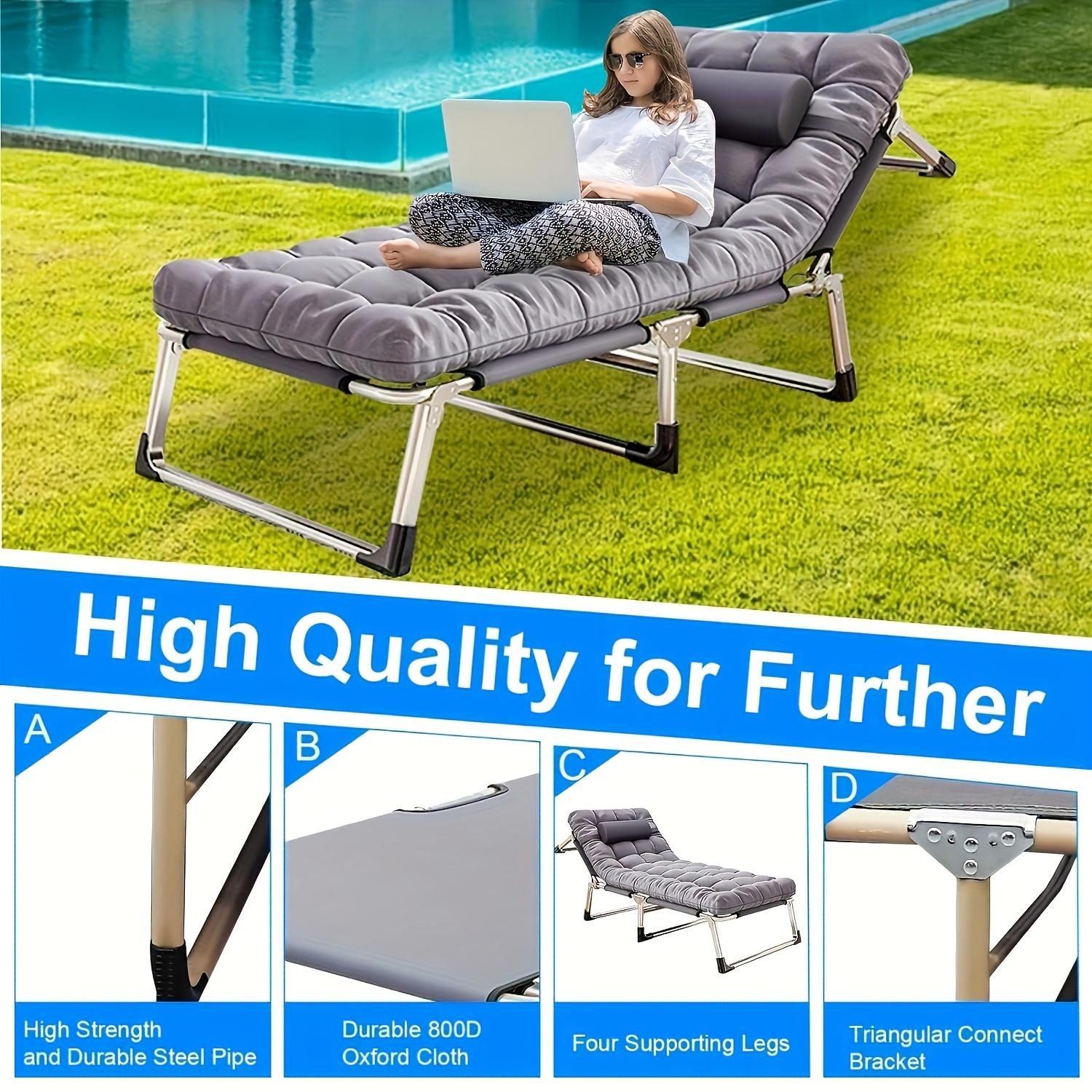 Heavy-duty Folding Bed 8-10 Feet with Flip-top Mattress 450-600LBS Capacity Portable Guest Bed for Home Use