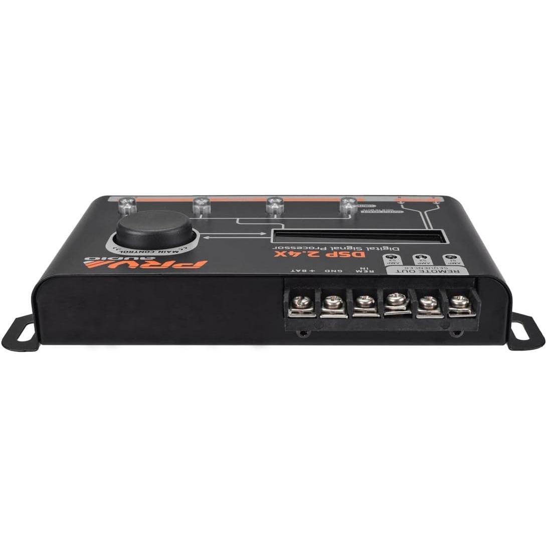 DSP 2.4X Digital Crossover and Equalizer 4  Full Digital Signal  Processor DSP with Sequencer Remote Relay