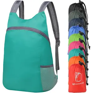 20L Ultra Hiking-Daypack Lightweight Foldable Travel Packable Backpack for Camping Cycling Outdoor,Lake Blue