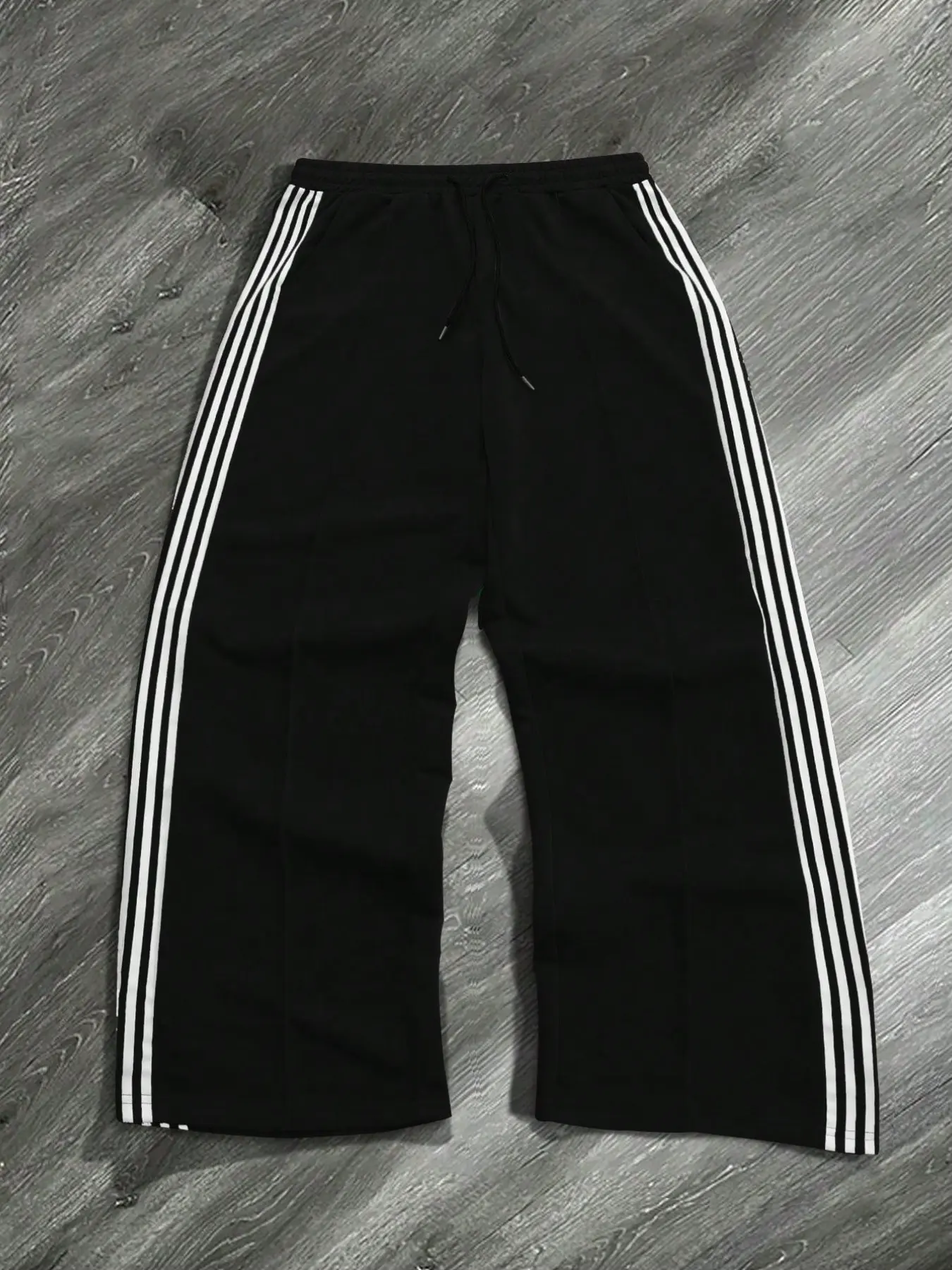 Men's Regular Fit Adjustable Waist Striped Trim Sweatpants, Casual Comfy Breathable Jogger Pants for Daily Wear, Athleisure Casual Bottoms, Men's Trousers for All Seasons