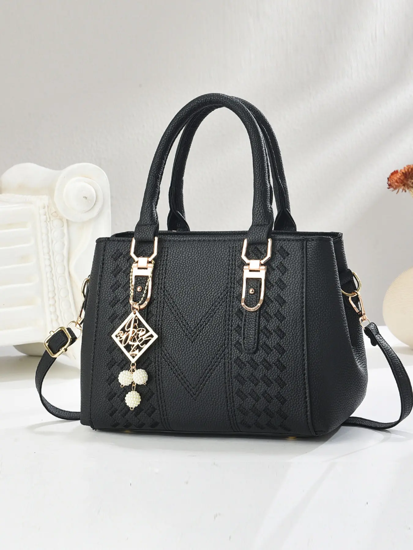Fashion Retro Crossbody Handbag, Multi-Functional Large Capacity Shoulder Bag, Stylish Design, New Fashion Satchel Women's Small Square Bag, Elegant Shoulder Purse, Crossbody Shoulder Bags