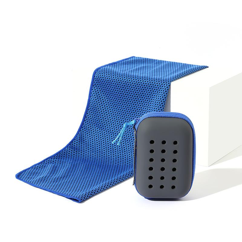 Quick-drying sports towels, portable towels with storage boxes, quick-drying towels suitable for sports, fitness, camping, and travel