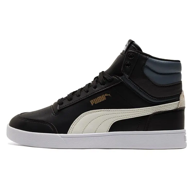 PUMA Shuffle Mid Retro Casual Slip Resistant Shock Absorbing Durable High Top Skate Shoes 380748-07