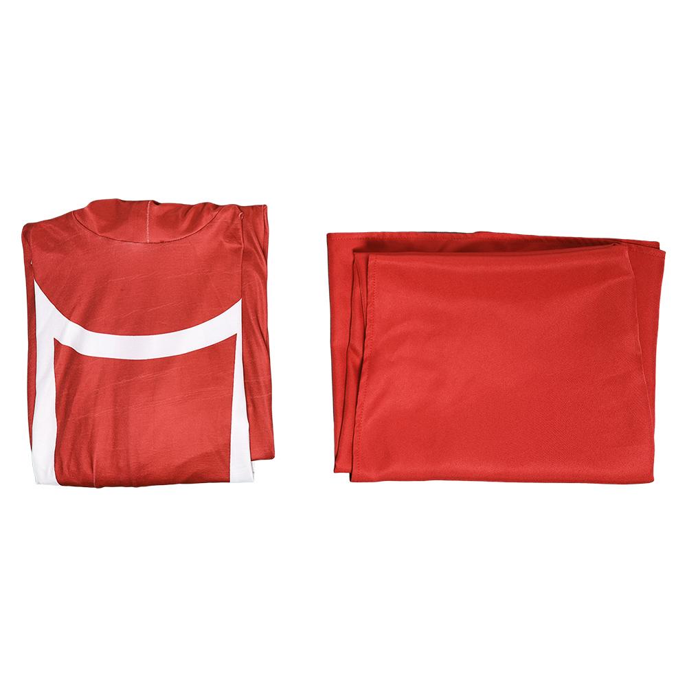Cartoon Invincible Mark Grayson Cosplay Jumpsuit Costume Season 3 Fantasia Cloak Men Red Suits Halloween Carnival Party Clothing