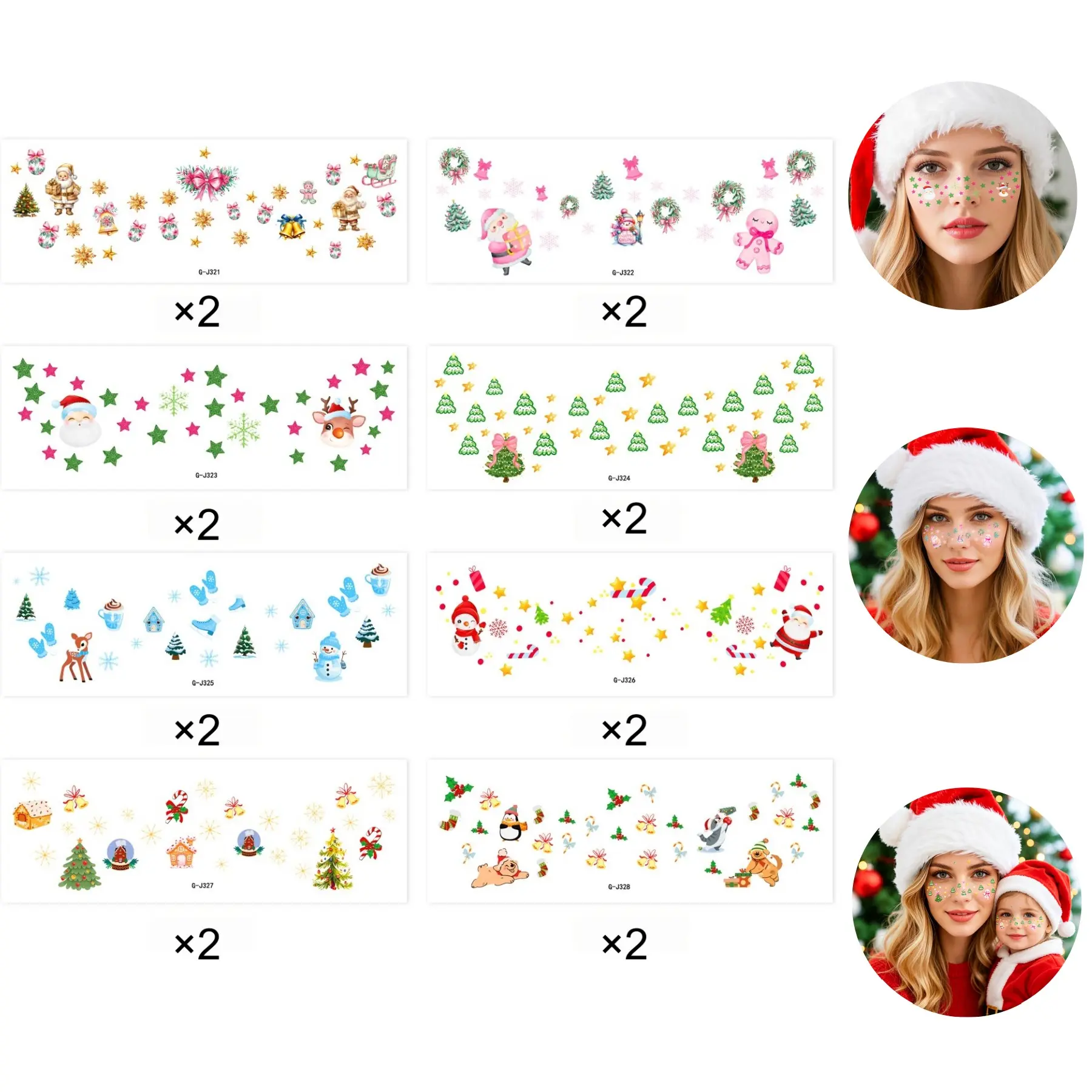 2 Sheets 16 Patches Independence Day Freckle Face Stickers, Waterproof Flag Stickers, Party Facial Decorations, Festival Makeup Tattoos
