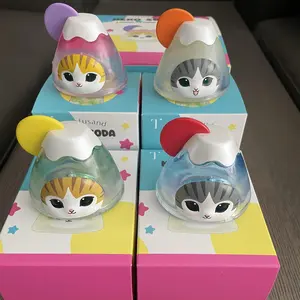 Mofusand Daruma Lucky Cat Wobbly Desk Ornament for Fortune Car Decor Action Figure Model Toys Gifts