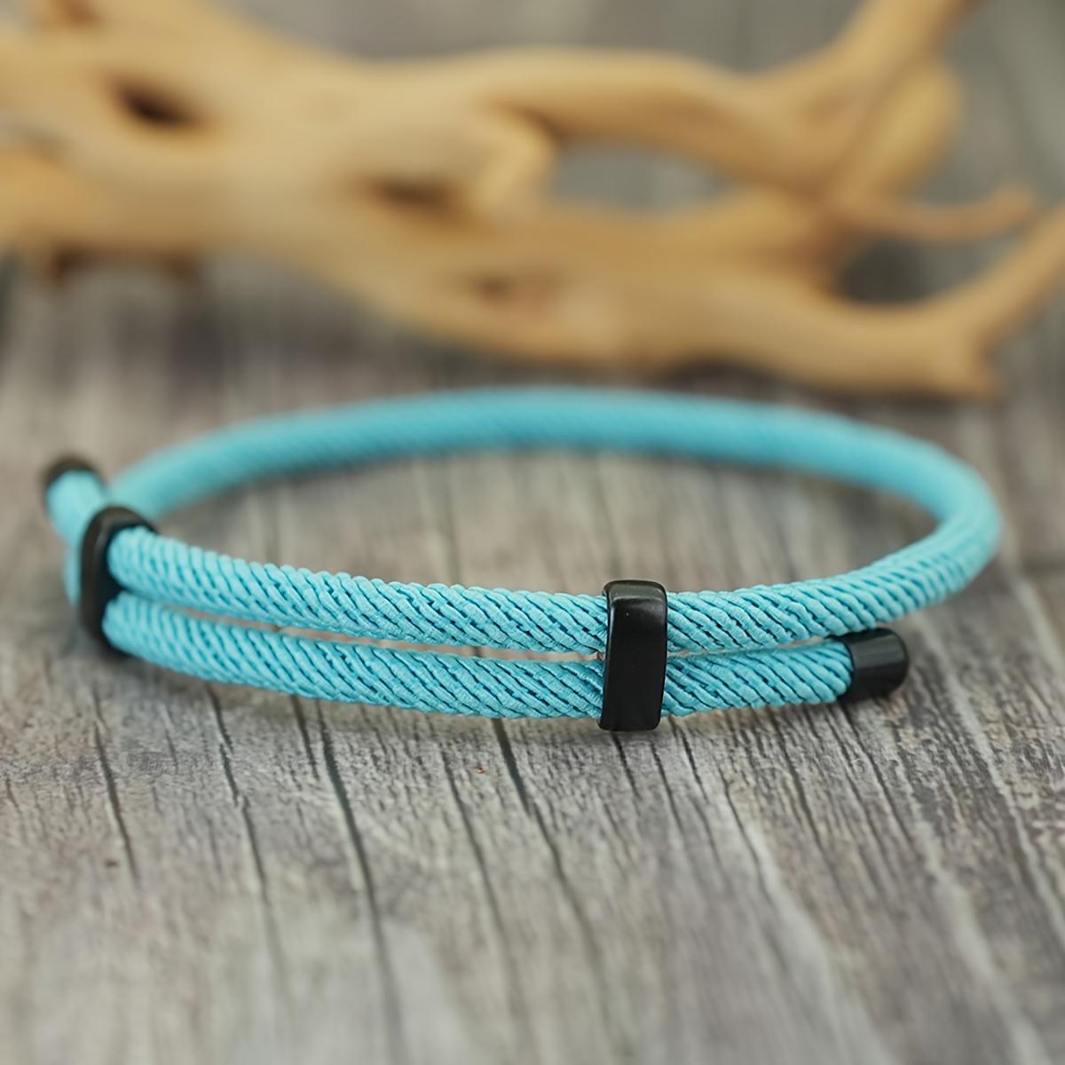 Minimalist 4mm Grade A Milan Rope Bracelet Men Sliding Adjustable Cord Bracelet Gift for Lover Jewelry Accessories