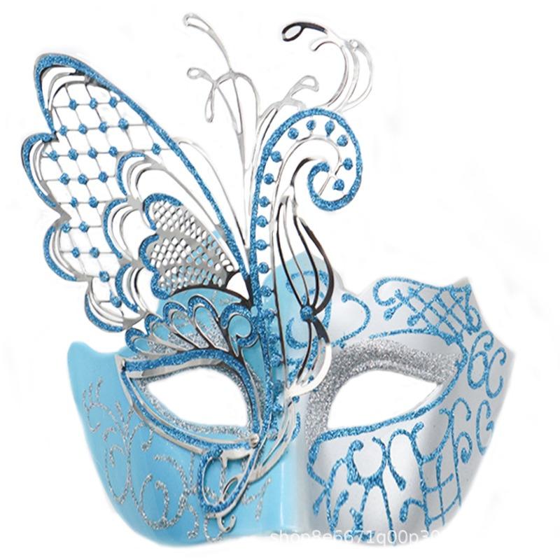 Women’s Luxury Rhinestone Half Face , Venetian Masquerade Eye  for Carnival & Costume Party domino