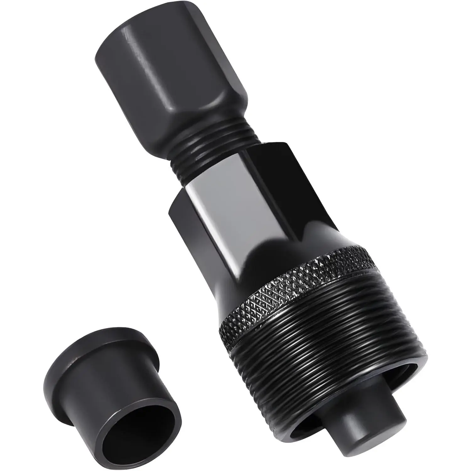 Compact Bicycle Crank Unloading Tool Crank Arm Puller with Swivel Pulley Bicycle Bottom Bracket Tool for Repair Maintenance