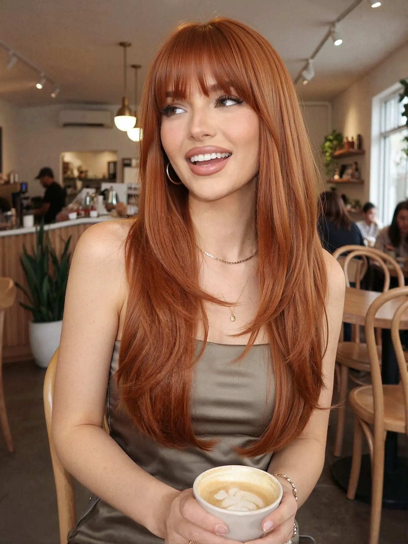 26 Inch Synthetic Fiber Wig, Long Hair Design, Durable and Fashionable, Suitable for Daily Wear, Perfect for Christmas