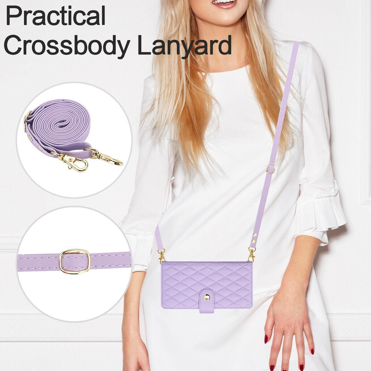 HISTORYOO For iPhone 17 Pro Max 16 15 Plus 14 13 12 Pro Wallet Case Crossbody PU Leather Cash Slot Zipper Purse with Credit Card Slot Holder Carrying Handbag Stand Phone CaseAdjustable Lanyard Detachable Strap Wrist for Women Ladies