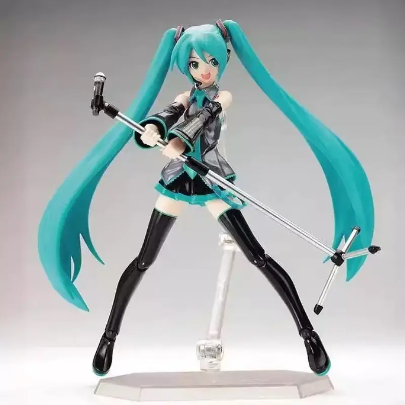 Hatsune Miku Hair Figma 014 Collectible Figure, Future-Proof Anime Action Figure, Secondary Dimension Handheld Model