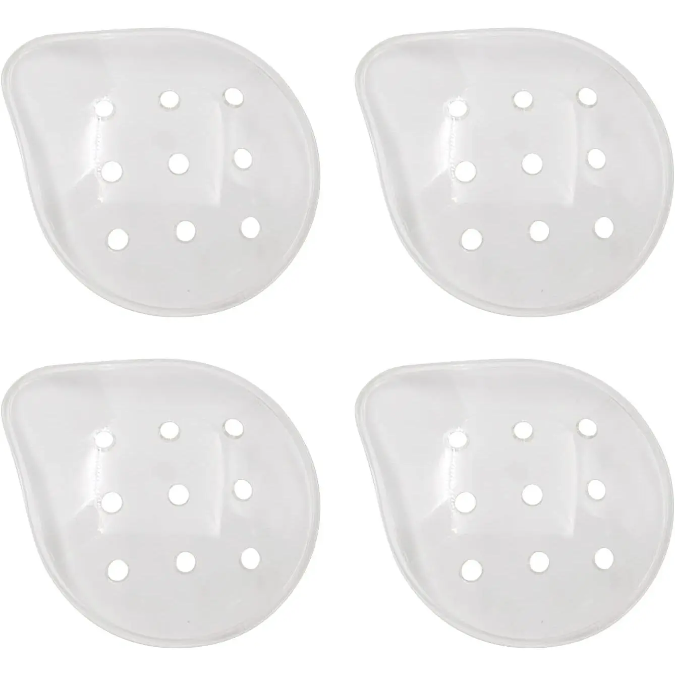 4 Pcs 9-Hole Plastic Eye Patches Breathable Comfortable Eye Protection Suitable for Children Adults, Ideal for After Eye Surgery Covering