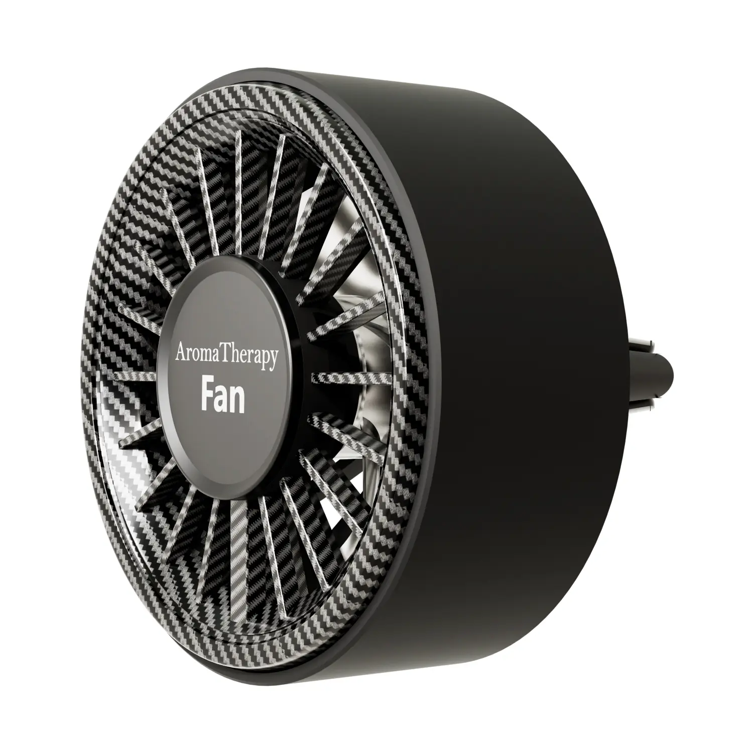 Magnetic Car Fan USB Cool Colorful Lighting High end Carbon Fiber Free Directional Air Supply Fast Cooling Enjoy Coolness