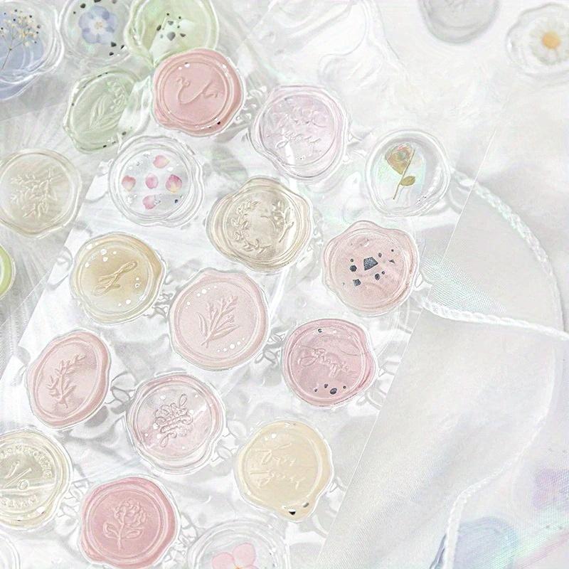 18-Pack Vintage Wax Seal Stickers - Stationery for DIY Journals, Envelope Closures & Planner Decor - Unique Craft Supplies for Personalized Gifts