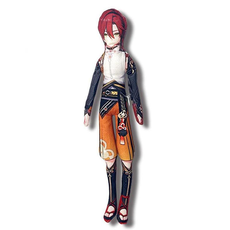 Game Genshin Impact Xiao Wanderer Kinich Wriothesley Cosplay Plush Doll Stuffed Figure Abstract Joint Twistable Dolls Party Prop