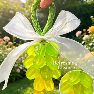 3D Hanging Soap, No Mold, Includes Bubble Net, Two-In-One Bath Cleaner & Natural Scent, Hygienic Independent Particles, Ideal Gift